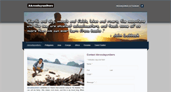 Desktop Screenshot of akrosdayunibers.com